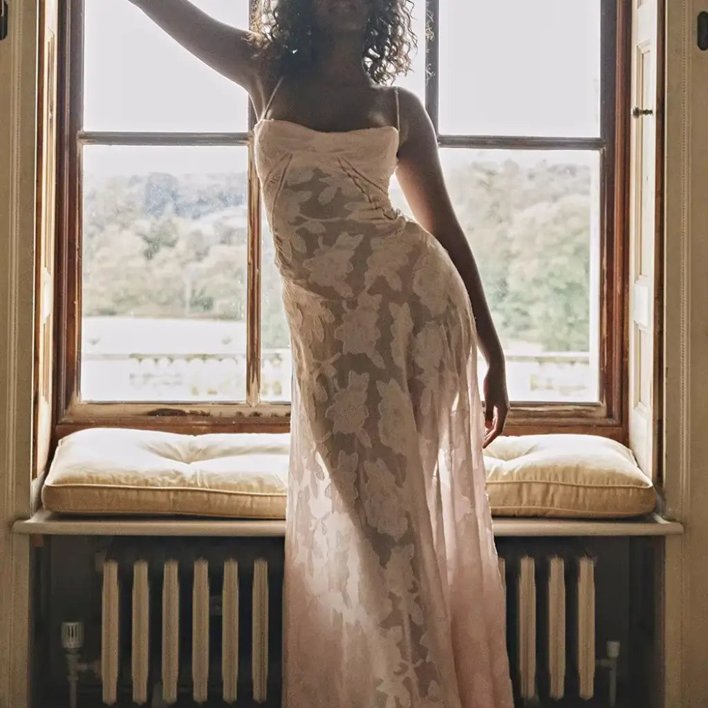 Vestido Longo Casual Chiara Rosa