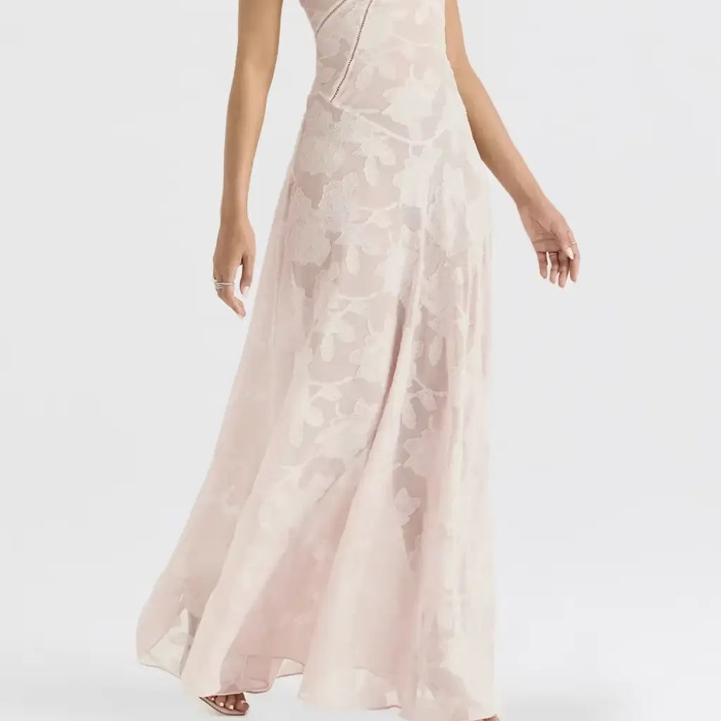 Vestido Longo Casual Chiara Rosa