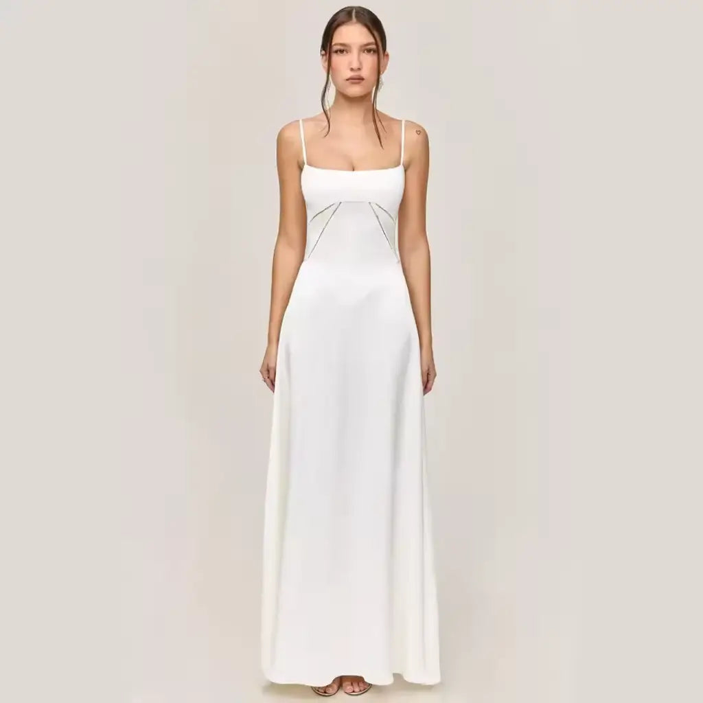 Vestido-Midi-Elegante-Lumiere-Modelo-Frente