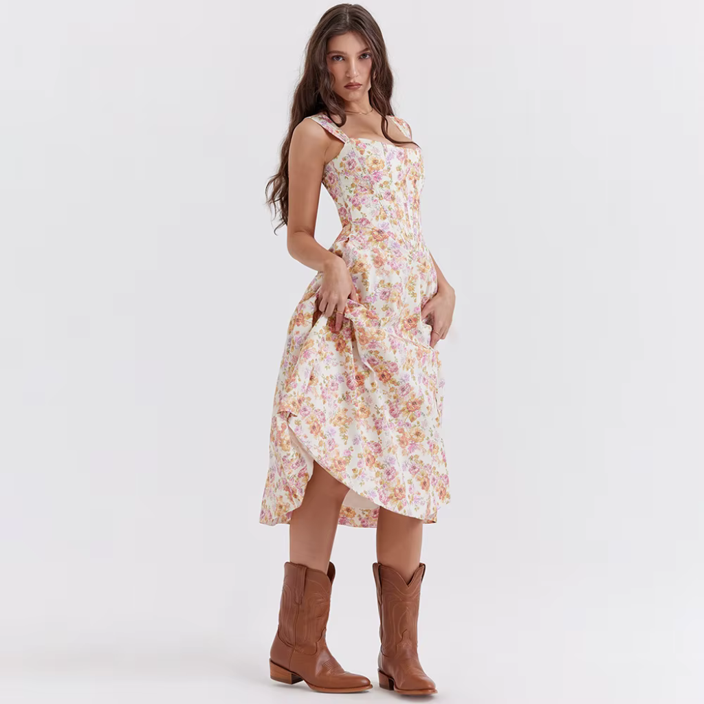 Vestido Longo Floral Belle 11