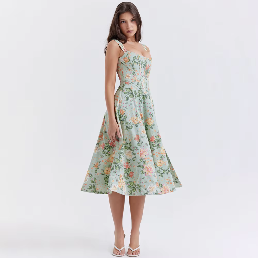 Vestido Longo Floral Belle 3