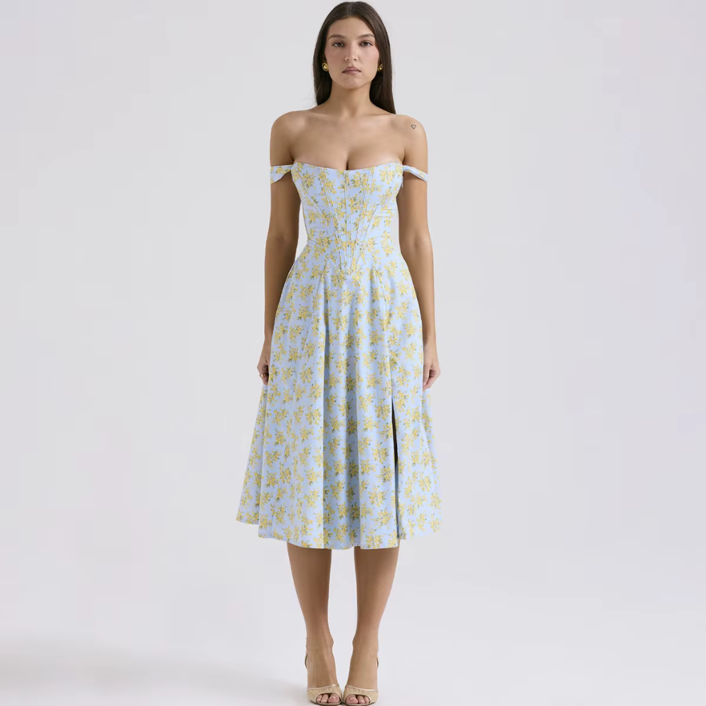 Vestido Longo Floral Camille 3