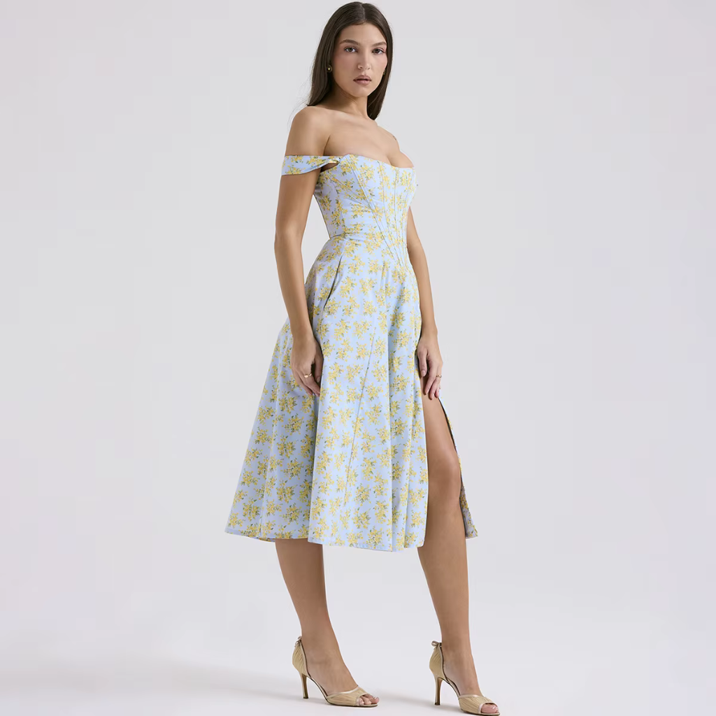 Vestido Longo Floral Camille 4
