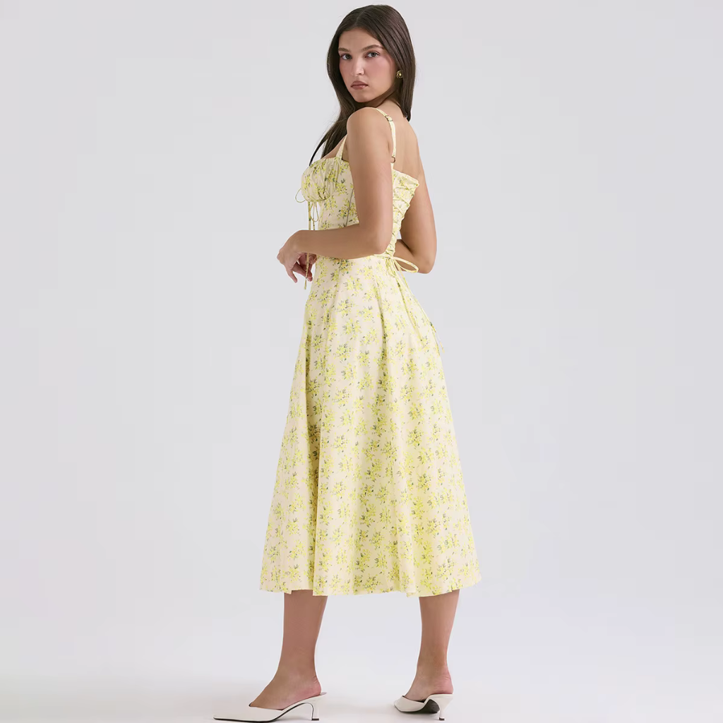 Vestido Longo Floral Dahlia 5