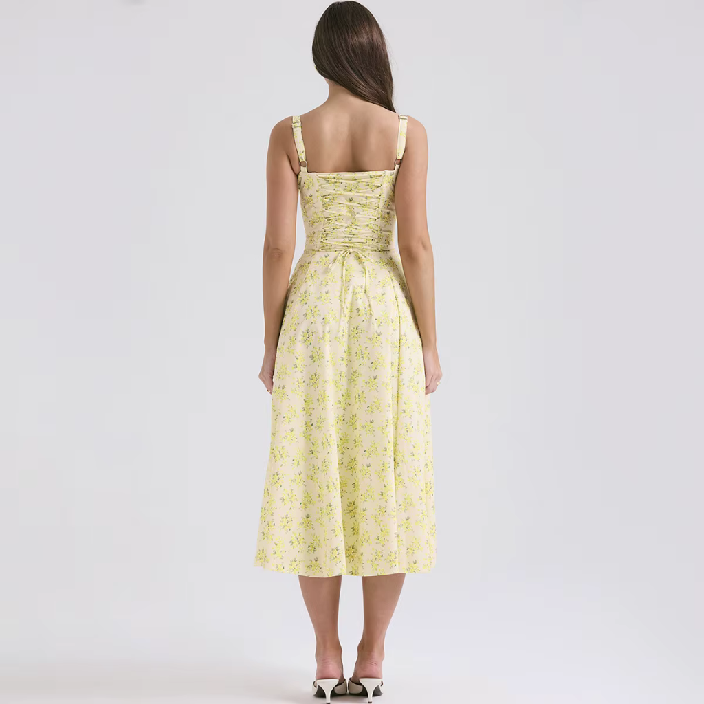 Vestido Longo Floral Dahlia 6