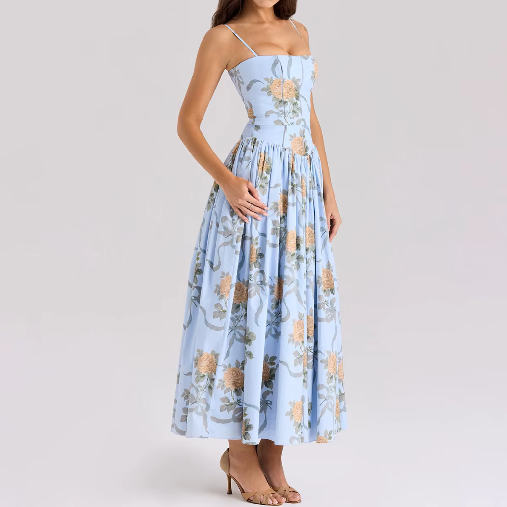 Vestido Longo Floral Lisette 7