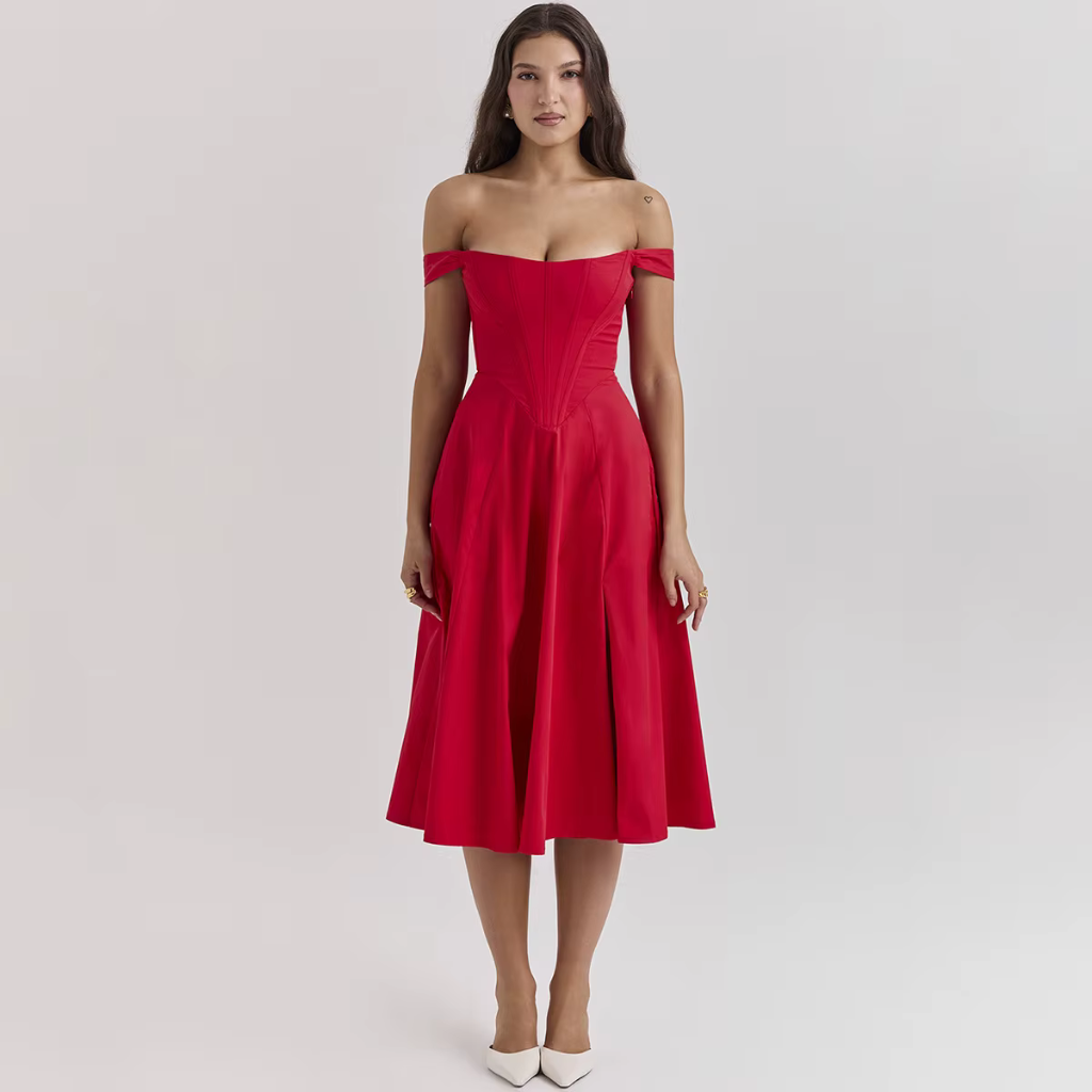 Vestido Midi Elegante Mirela 5