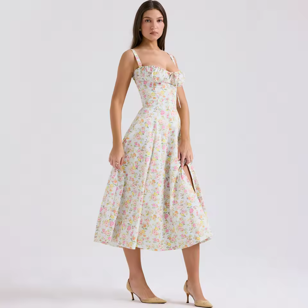 Vestido Midi Floral Aurora 3
