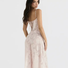 Vestido Longo Casual Chiara Rosa