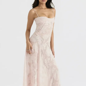 Vestido Longo Casual Chiara Rosa