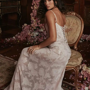 Vestido Longo Casual Chiara Rosa