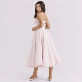 Vestido-Midi-Elegante-Flora-Rosa-Costas