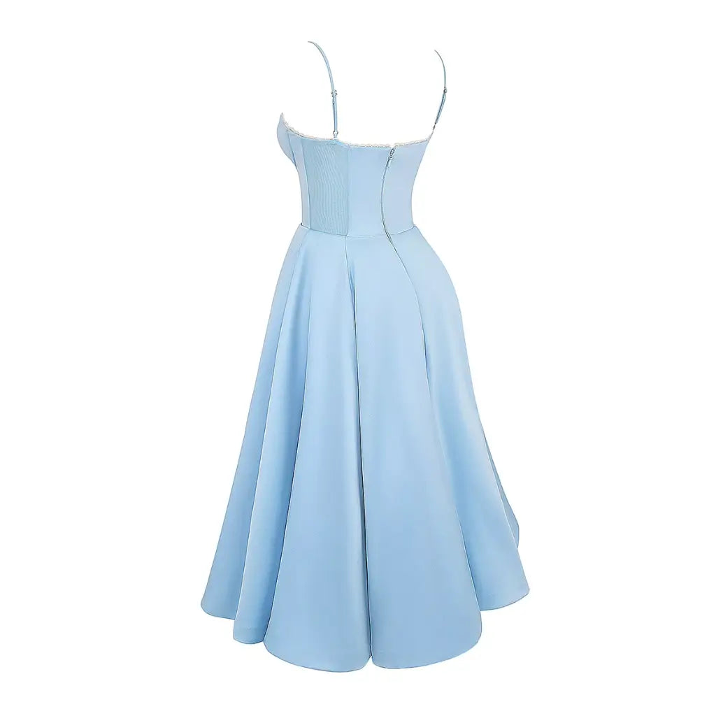 Vestido-Midi-Elegante-Serena-Azul-Lateral
