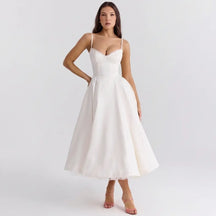 Vestido-Midi-Elegante-Serena-Branco-Pose