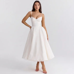 Vestido-Midi-Elegante-Serena-Branco-Pose