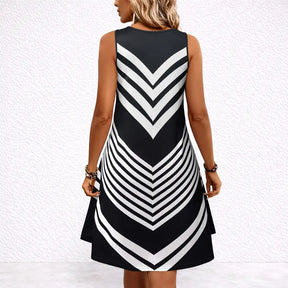 Vestido-Midi-Geometrico-Chic-Modelo-Costas