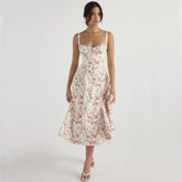 Vestido Longo Floral Amélie