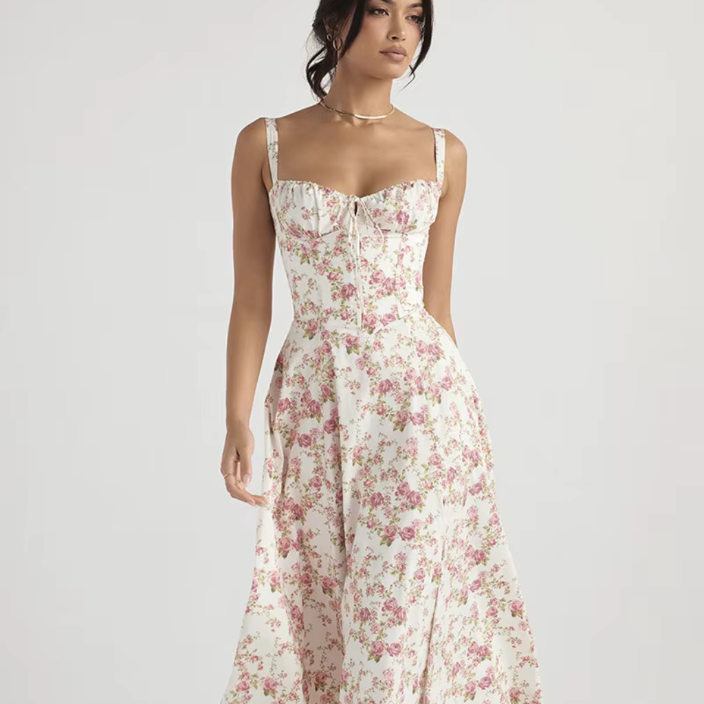 Vestido Longo Floral Amélie 2