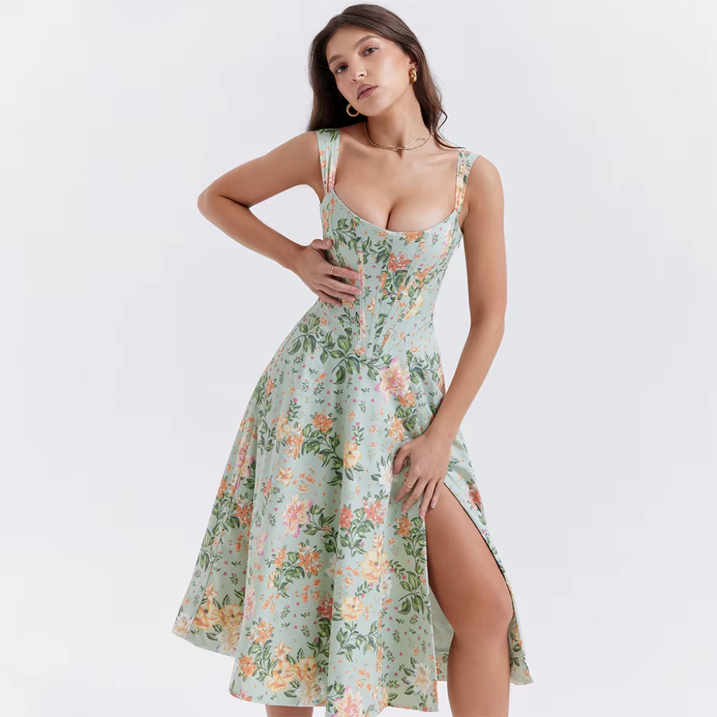 Vestido Longo Floral Belle 2