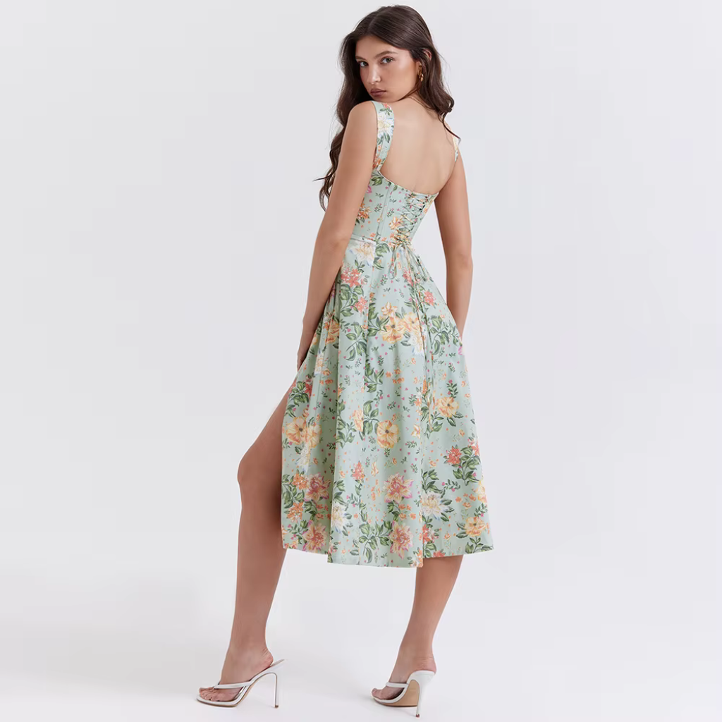 Vestido Longo Floral Belle 4