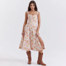 Vestido Longo Floral Belle 8