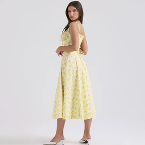 Vestido Longo Floral Dahlia 5