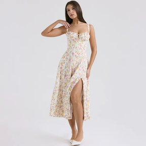 Vestido Longo Floral Dahlia 8