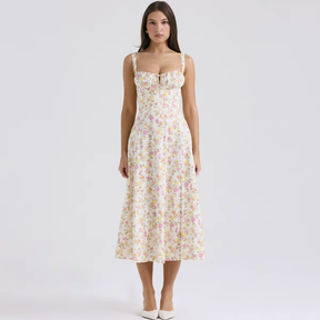 Vestido Longo Floral Dahlia 9