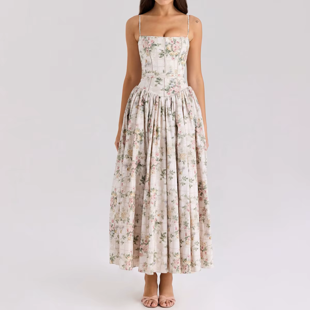 Vestido Longo Floral Eloise