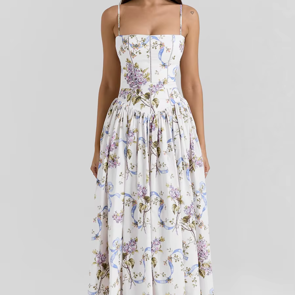 Vestido Longo Floral Lisette 2