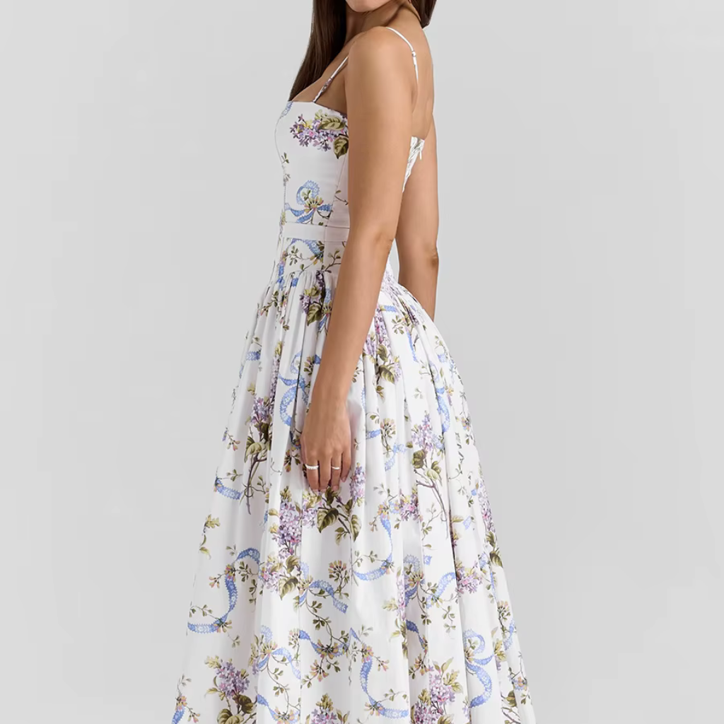 Vestido Longo Floral Lisette 4
