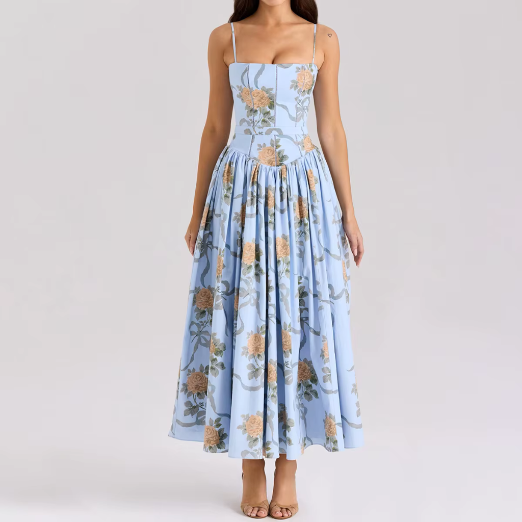 Vestido Longo Floral Lisette 6