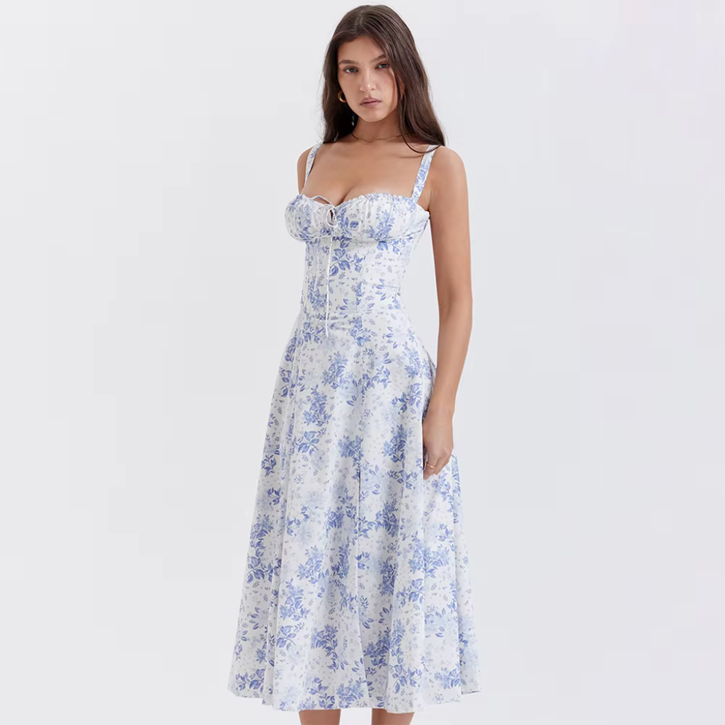 Vestido Longo Floral Valentina 6