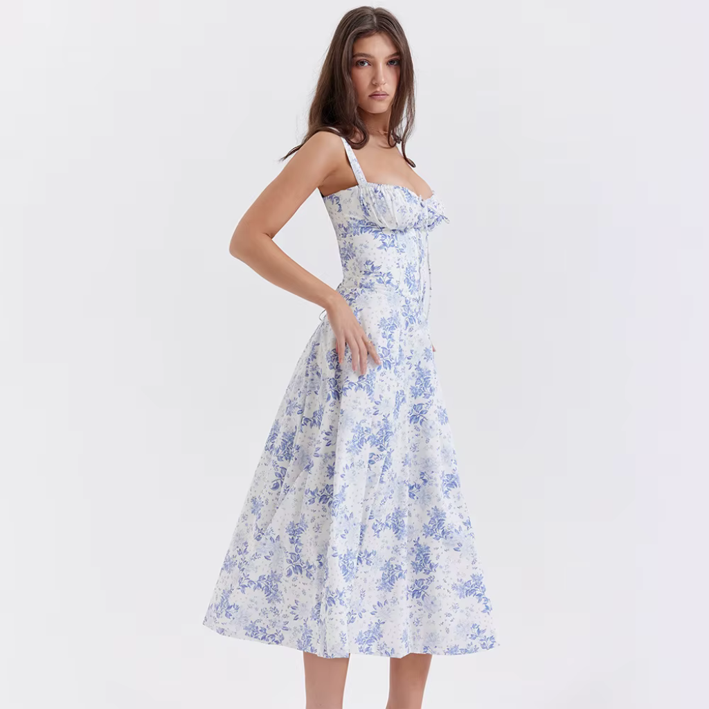 Vestido Longo Floral Valentina 9
